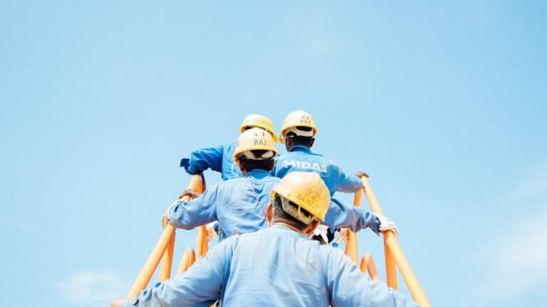 Photo of men in hardhats