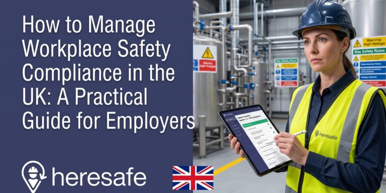 Learn how to manage workplace safety compliance in the UK, including legal duties, contractor risks, records, oversight and practical safety measures.