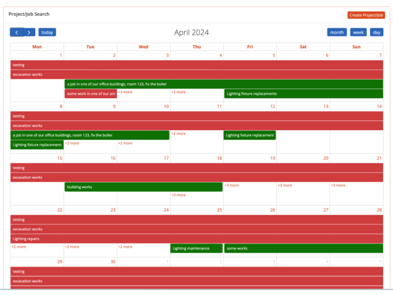 Heresafe project dashboard