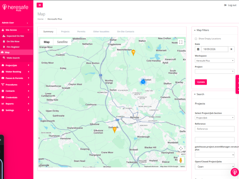 Heresafe Dashboards and Reporting